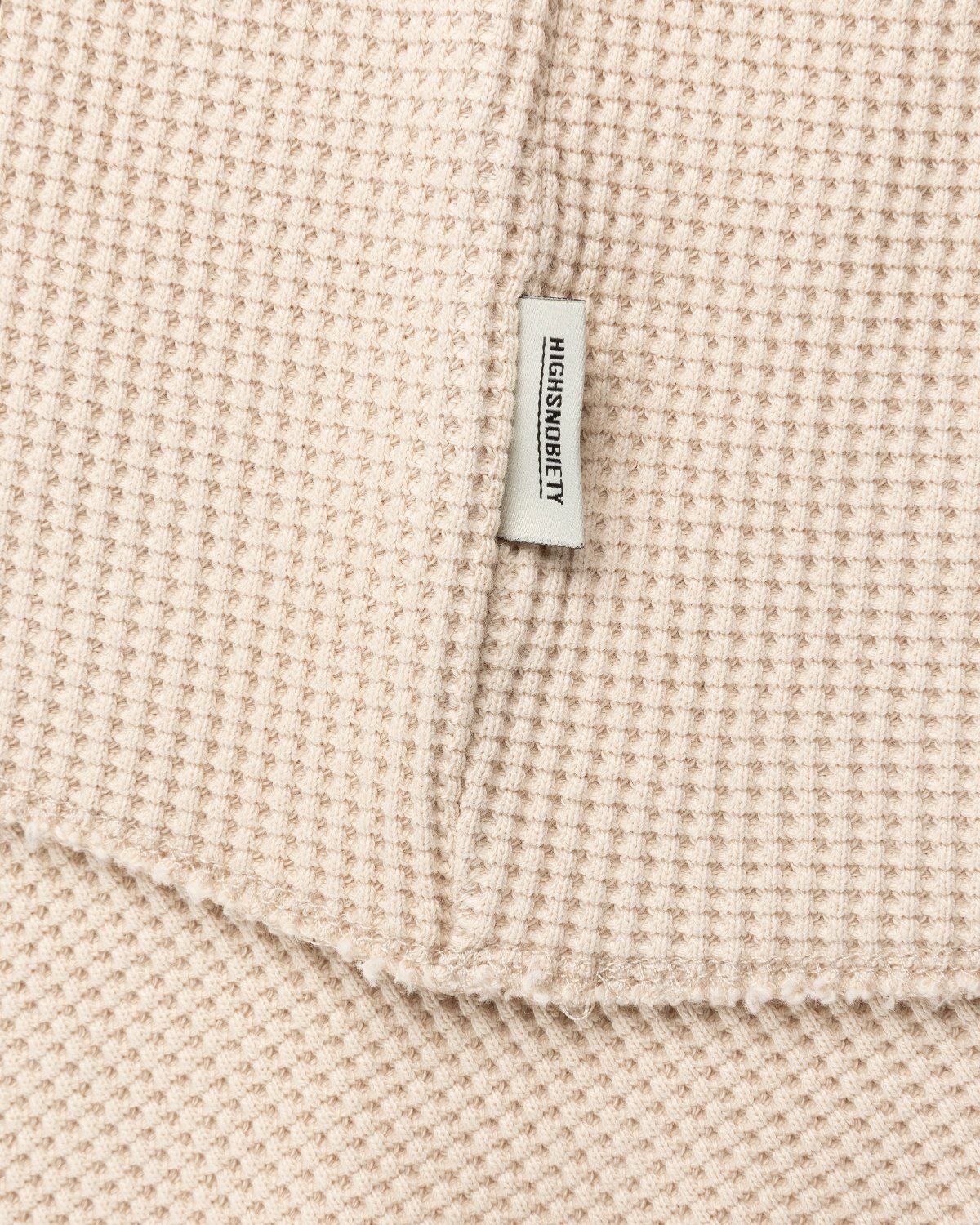 Highsnobiety – Thermal Staples Long Sleeve Off White - Sweats - Beige - Image 5