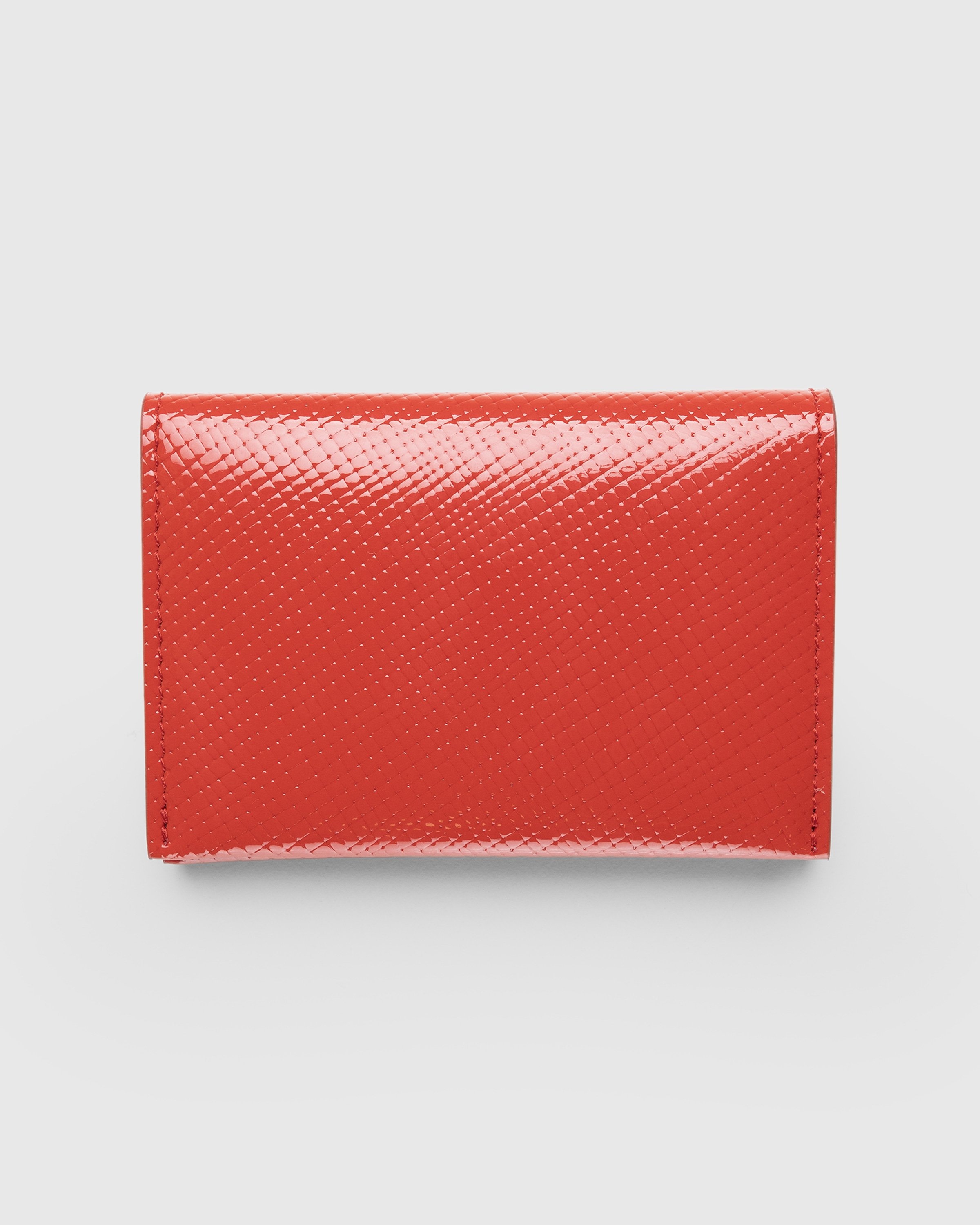 Acne Studios – Folded Card Holder Red - One Size