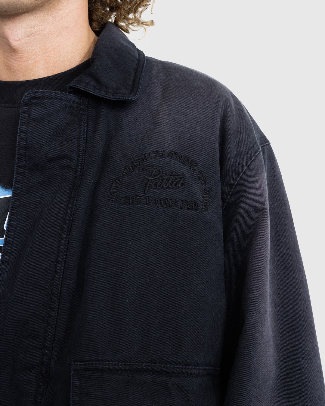 Patta – Sun Bleached Jacket Black - Outerwear - Black - Image 4