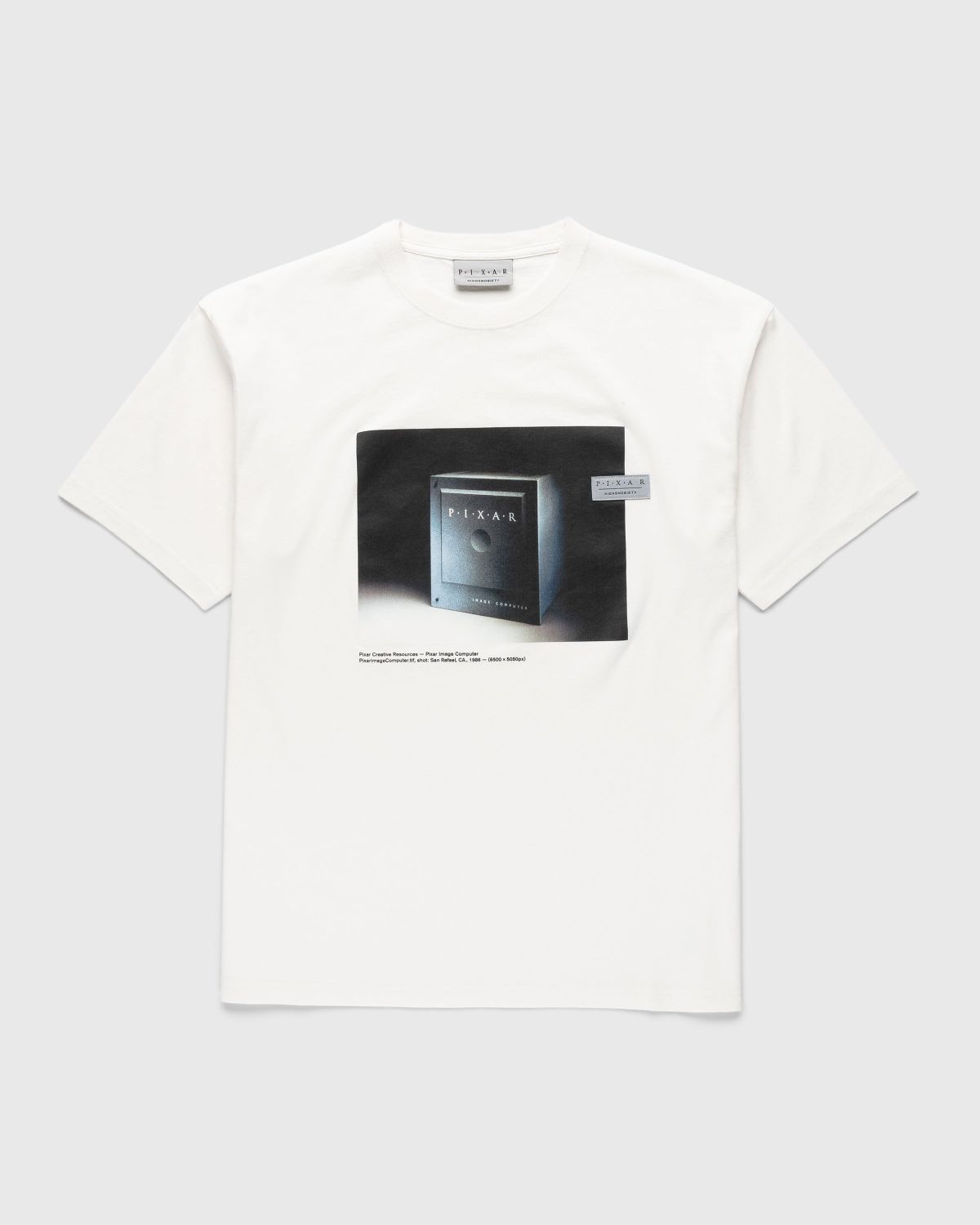 Highsnobiety x Pixar – Pixar Image Computer T-Shirt Off-White - Tops - Beige - Image 1