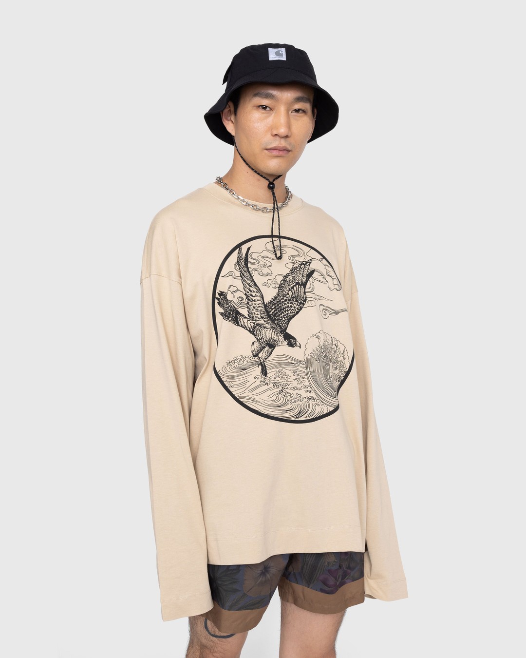 Dries van Noten – Hegland PR Jersey Beige - Tops - Beige - Image 2