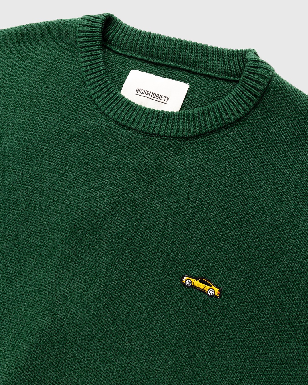 RUF x Highsnobiety – Knitted Crewneck Sweater Green - Crewnecks - Green - Image 5