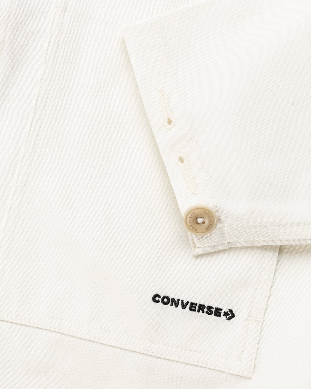 Converse – Much Love Shop Jacket Egret - Outerwear - White - Image 5