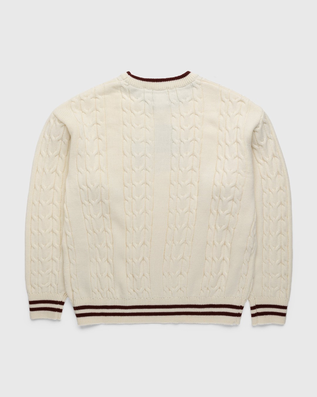 Patta – Premium Cable Knitted Sweater Vanilla Ice - Knitwear - White - Image 2