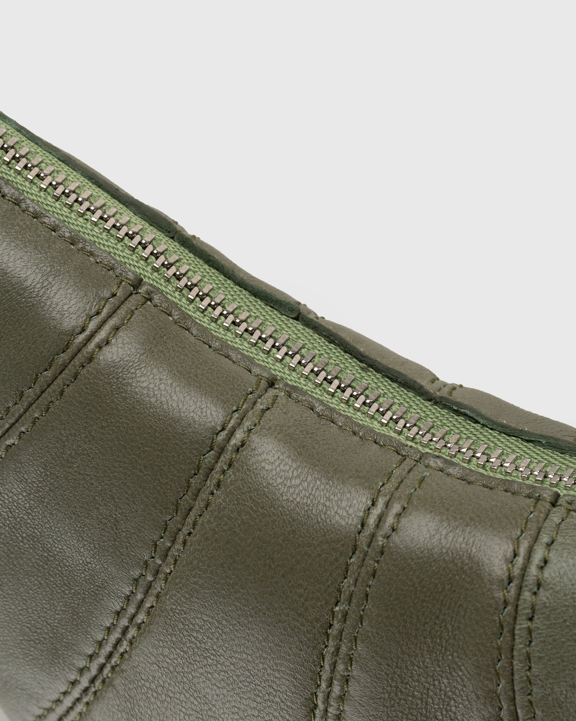 Lemaire x Highsnobiety – Not In Paris 4 Croissant Coin Purse Sage - Zip Wallets - Green - Image 4