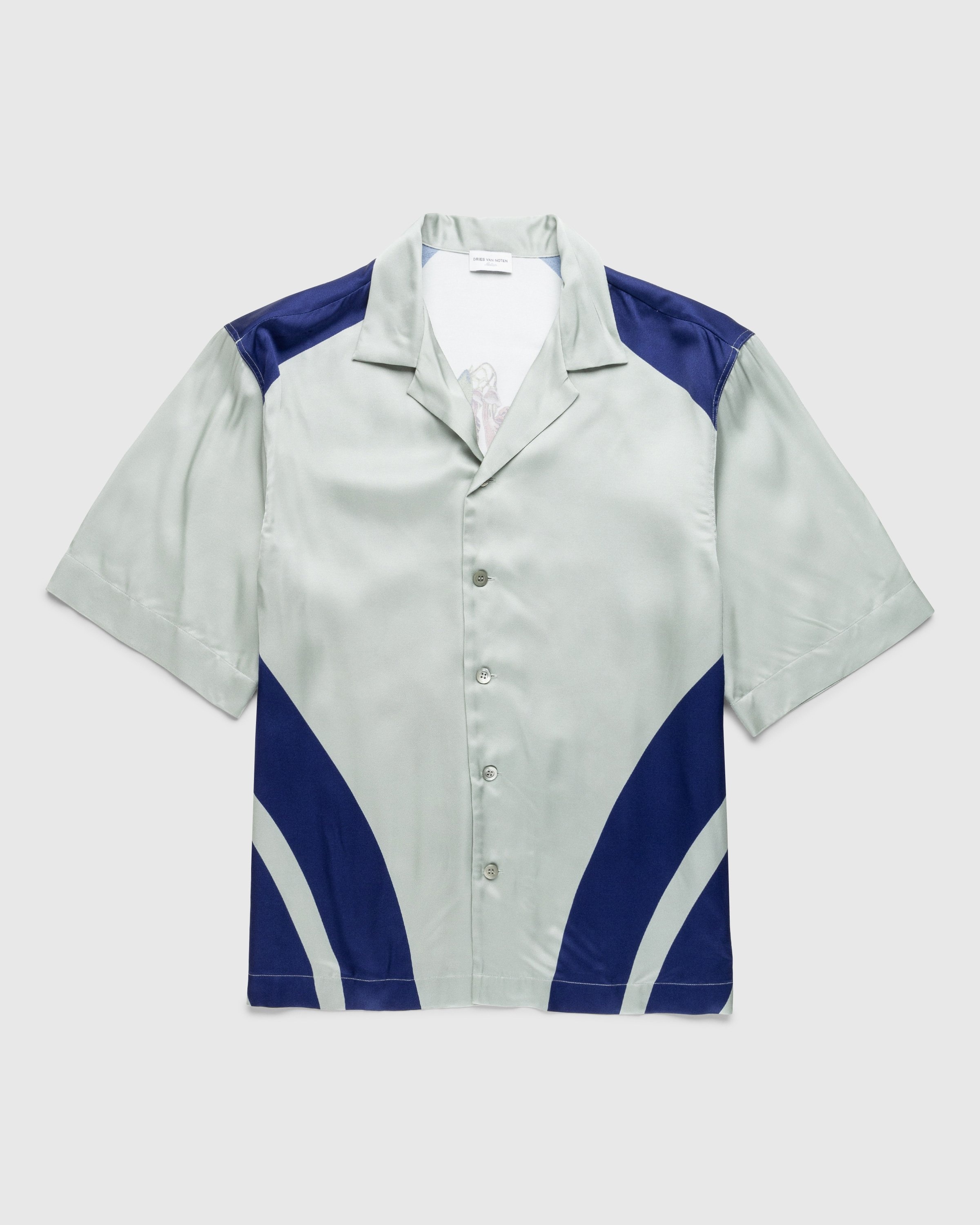 Dries van Noten – Cassi Shirt Grey - Shirts - Grey - Image 1