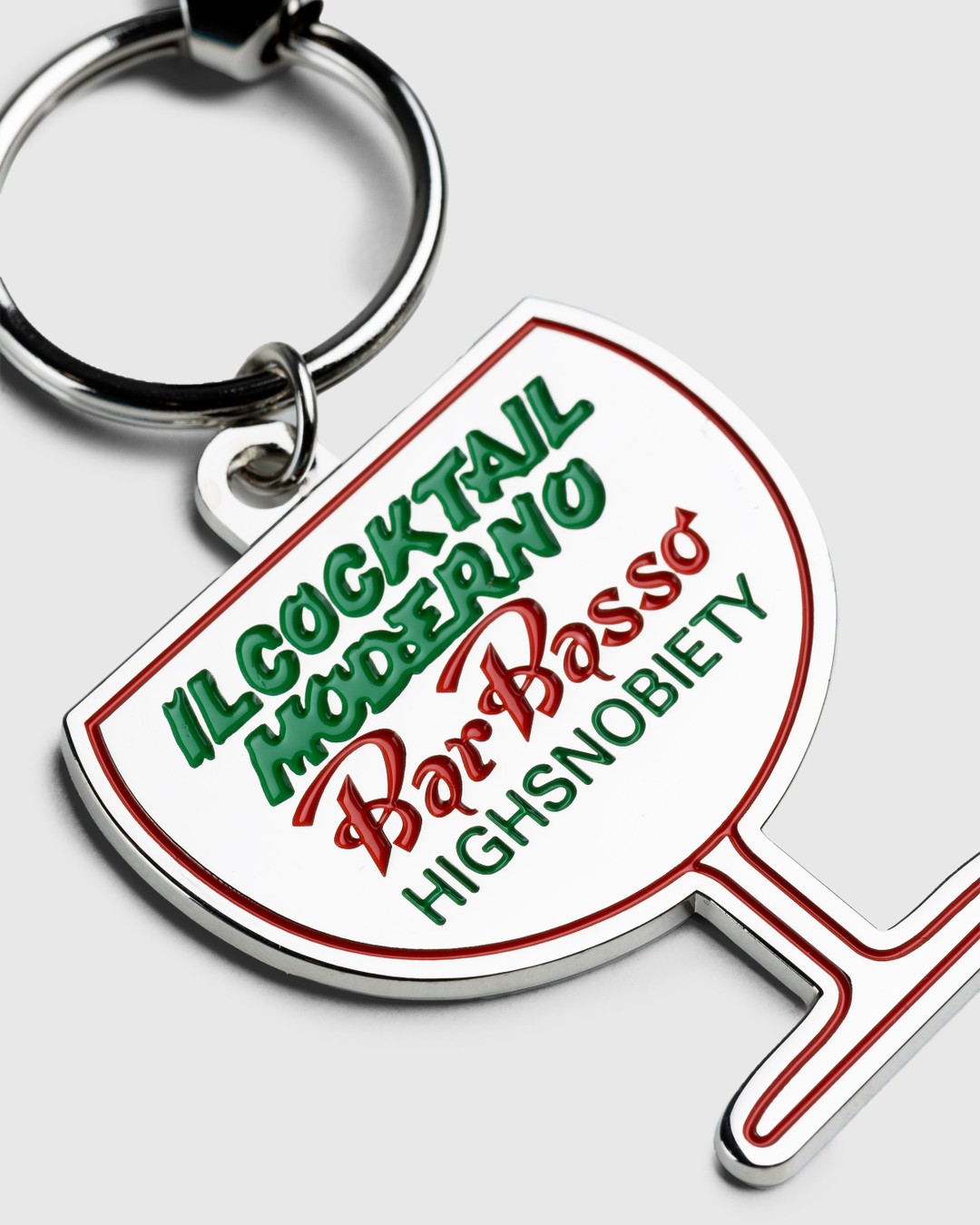 Bar Basso x Highsnobiety – Graphic Keychain - Keychains - Silver - Image 3