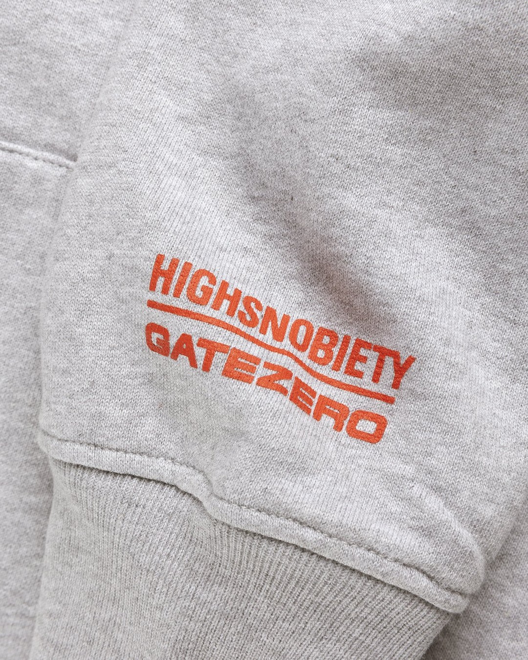 Highsnobiety – GATEZERO Crest Hoodie Grey - Sweats - Grey - Image 5