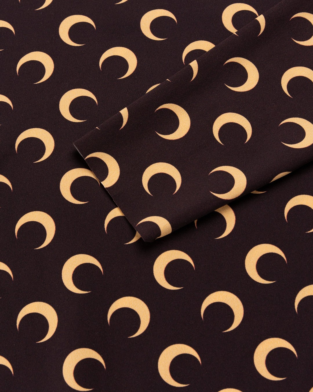 Marine Serre – Second Skin Moon Top Brown - Longsleeves - Brown - Image 6