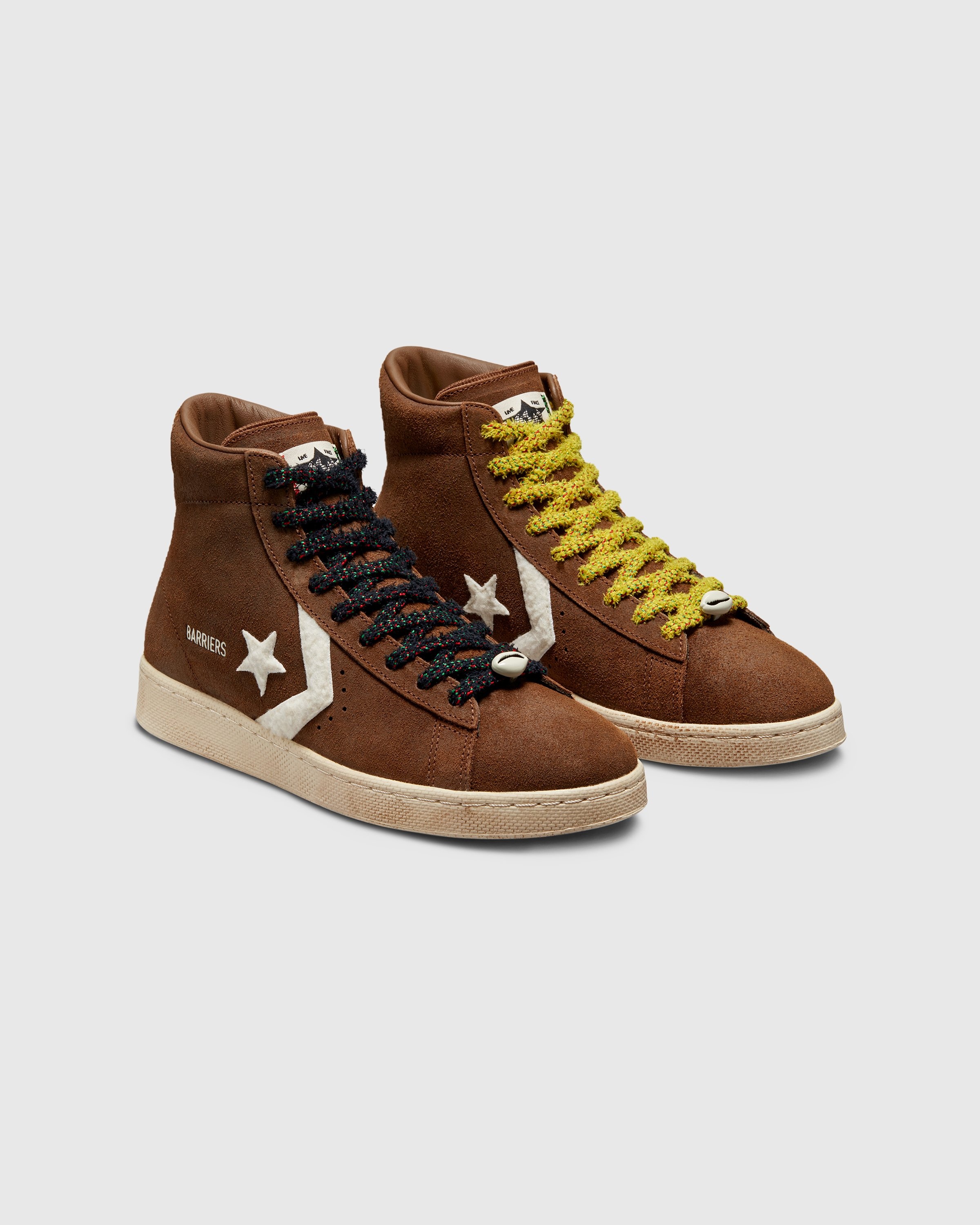 Converse x Barriers – Pro Leather Hi Monks Robe/Black - Sneakers - Brown - Image 3