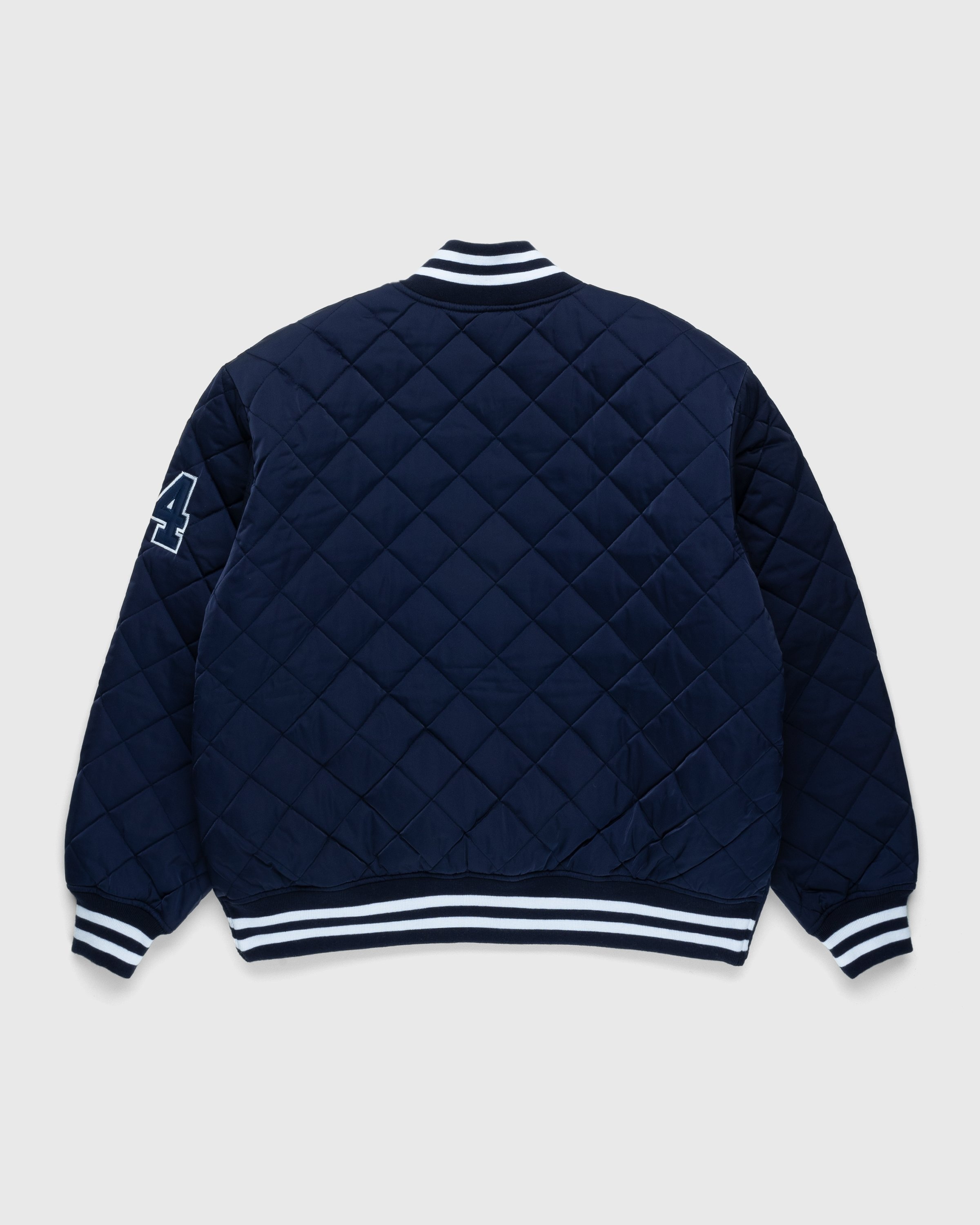 Patta Diamond Quilted Sports Jacket Evening Blue Highsnobiety Shop
