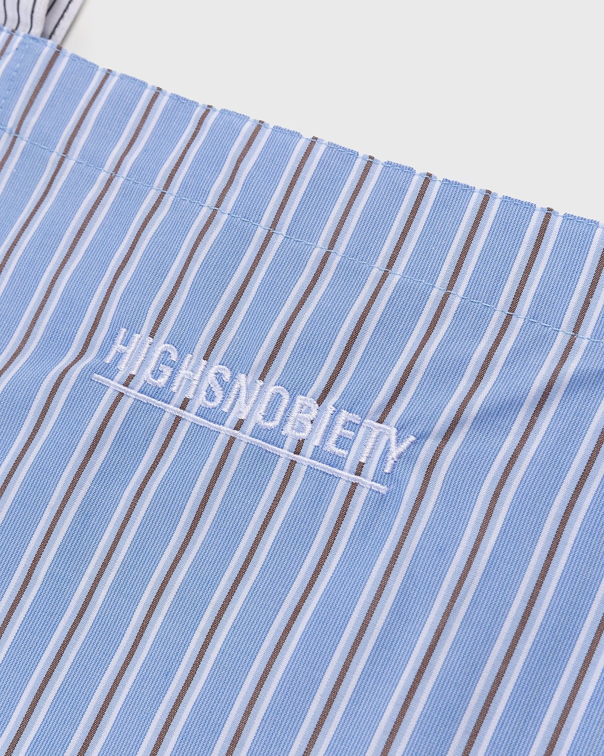 Highsnobiety – Shirting Laundry Bag Blue - Bags - Blue - Image 4