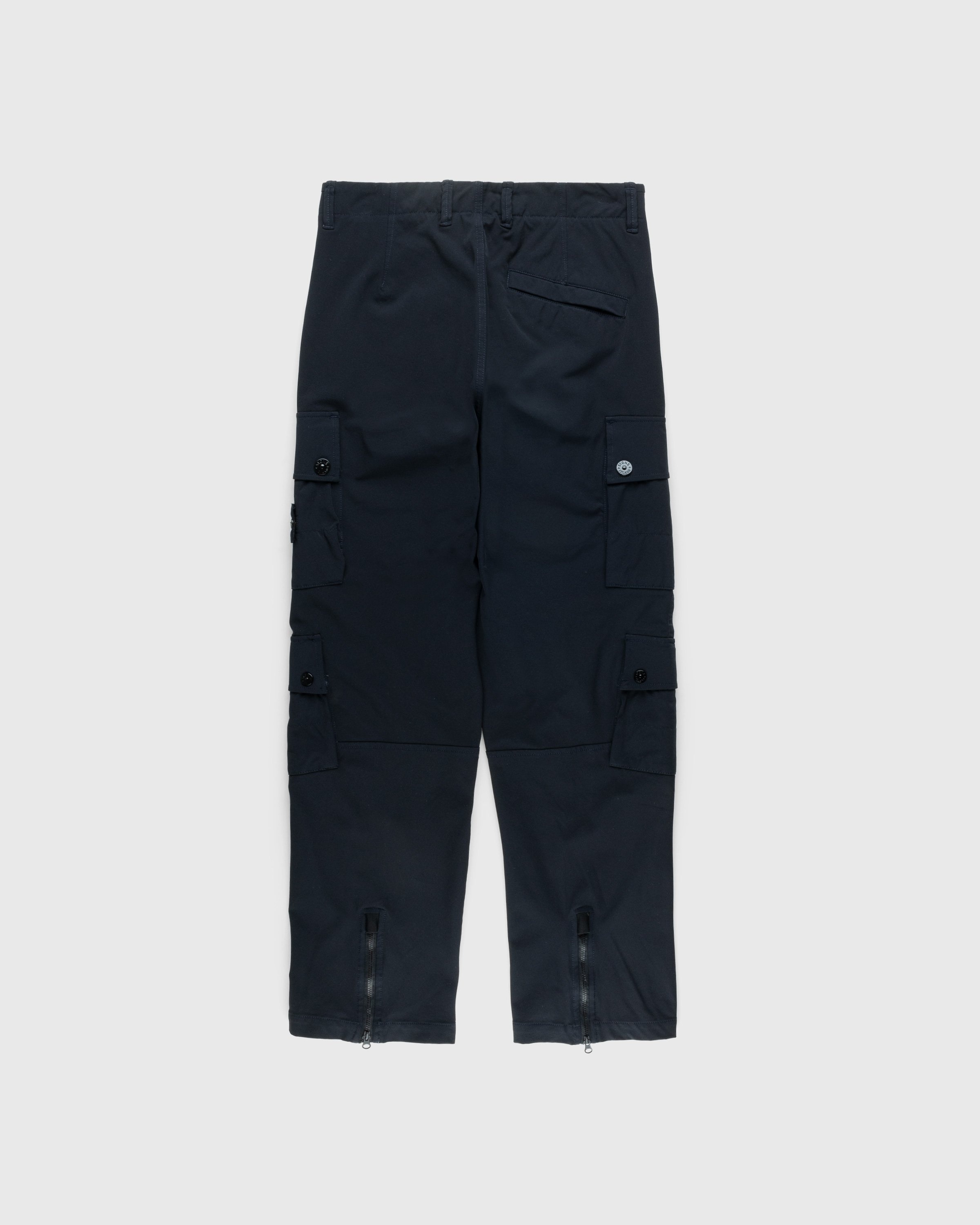Stone Island – Nylon Cargo Pants Navy Blue - Pants - Blue - Image 2