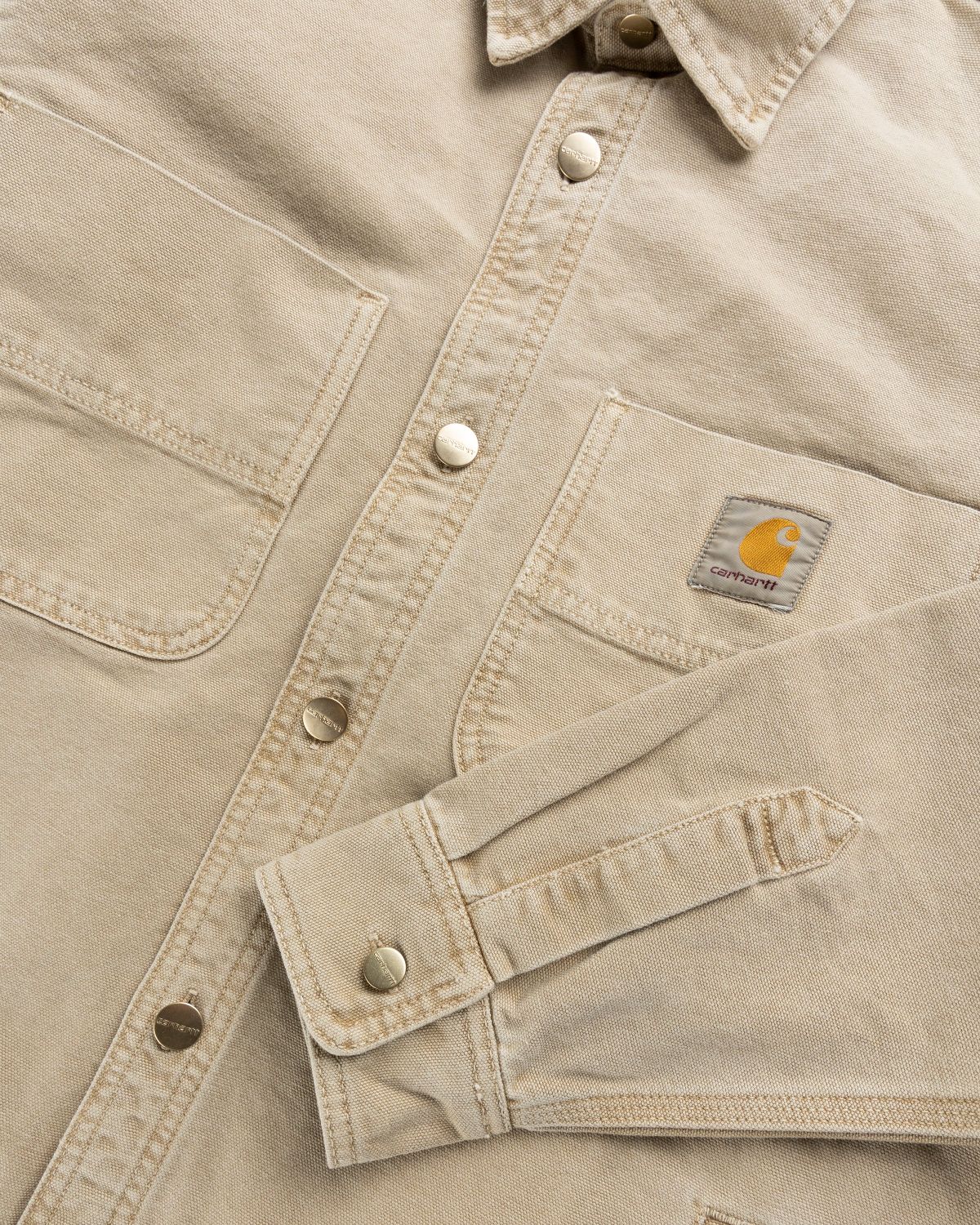 Carhartt WIP – Glenn Shirt Jacket Dusty Hamilton Brown - Shirts - Brown - Image 4