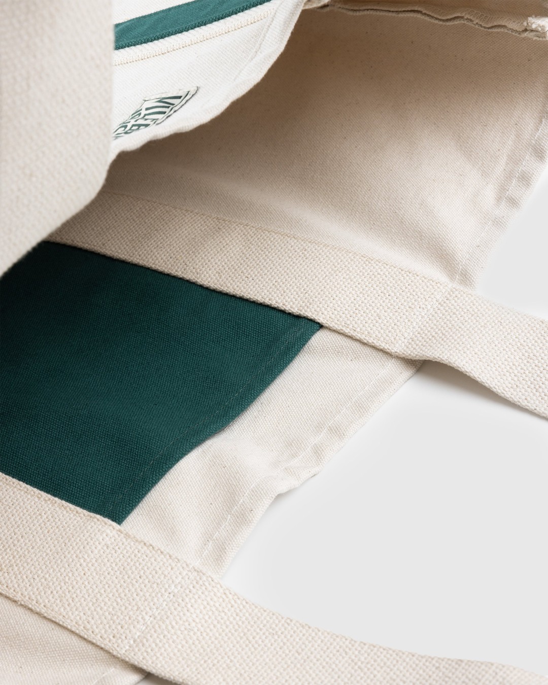 Vilebrequin x Highsnobiety – Bicolor Large Tote Bag Natural/Green - Bags - Natural/Green - Image 4