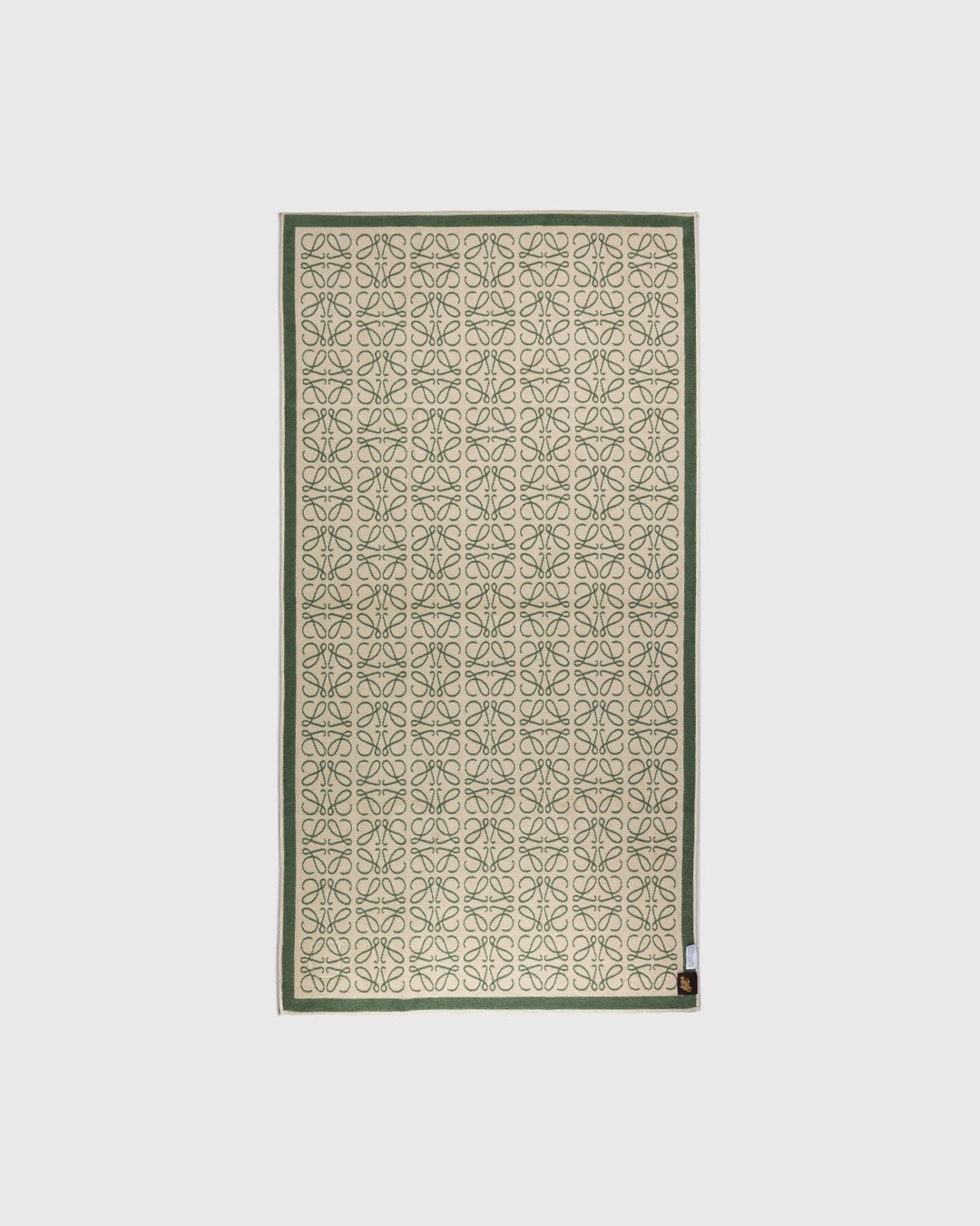 Loewe – Paula's Ibiza Anagram Towel Green - Towels - Green - Image 3