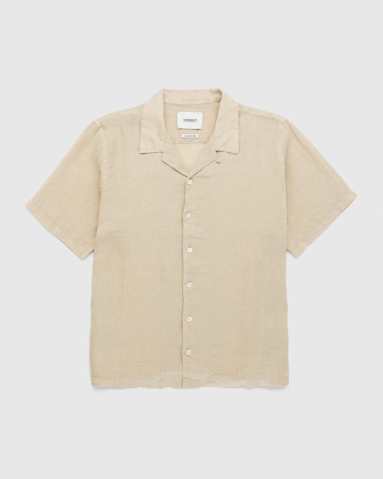 Highsnobiety – Linen Short-Sleeve Shirt Sand