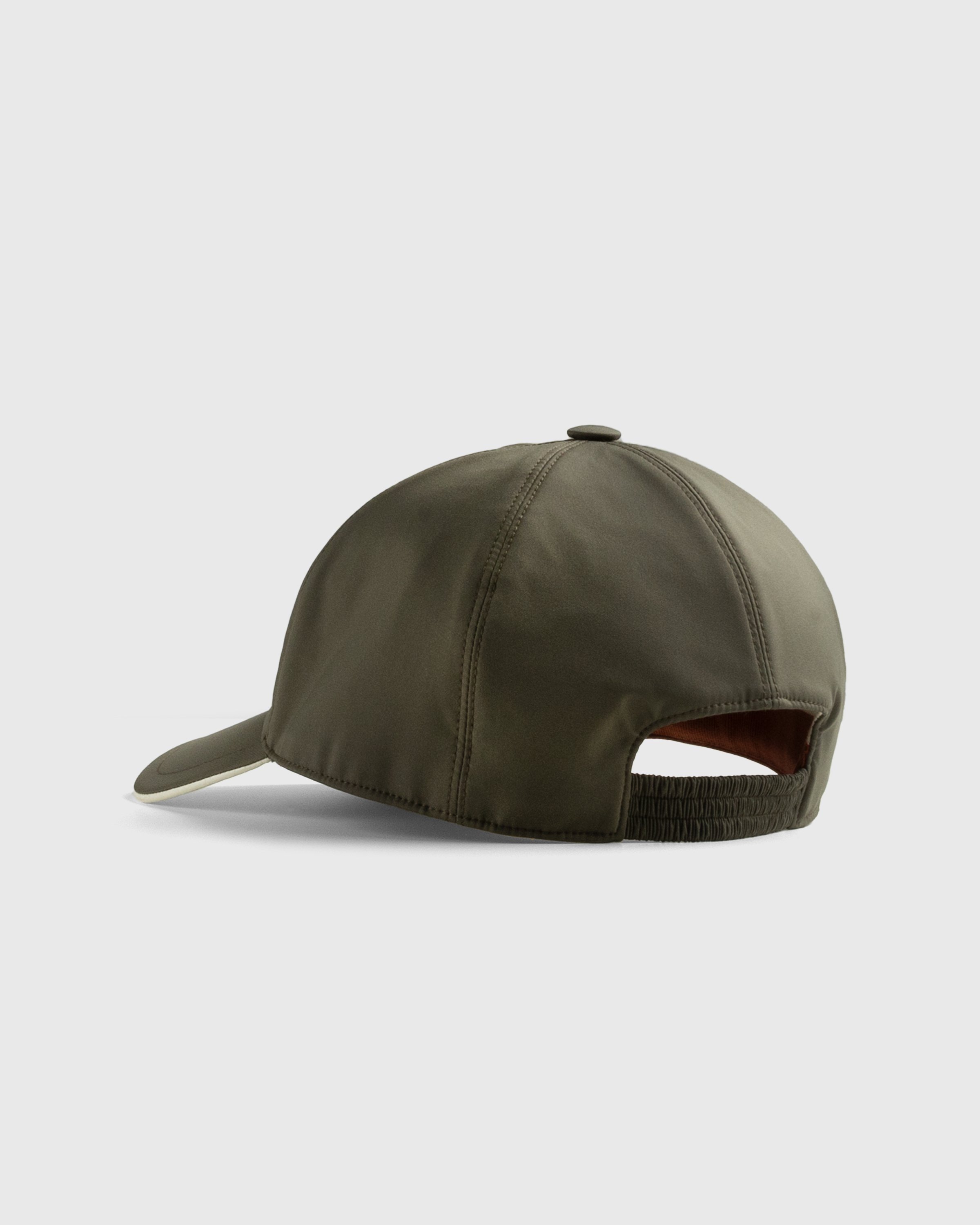 Loro Piana – Bicolor Baseball Cap Dark Military/Ivory - Hats - Black - Image 3