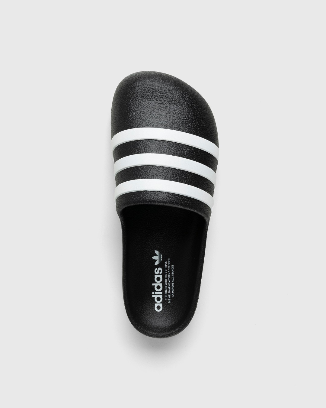 Adidas – Adifom Adilette Black/White/Black - Mules - Black - Image 5