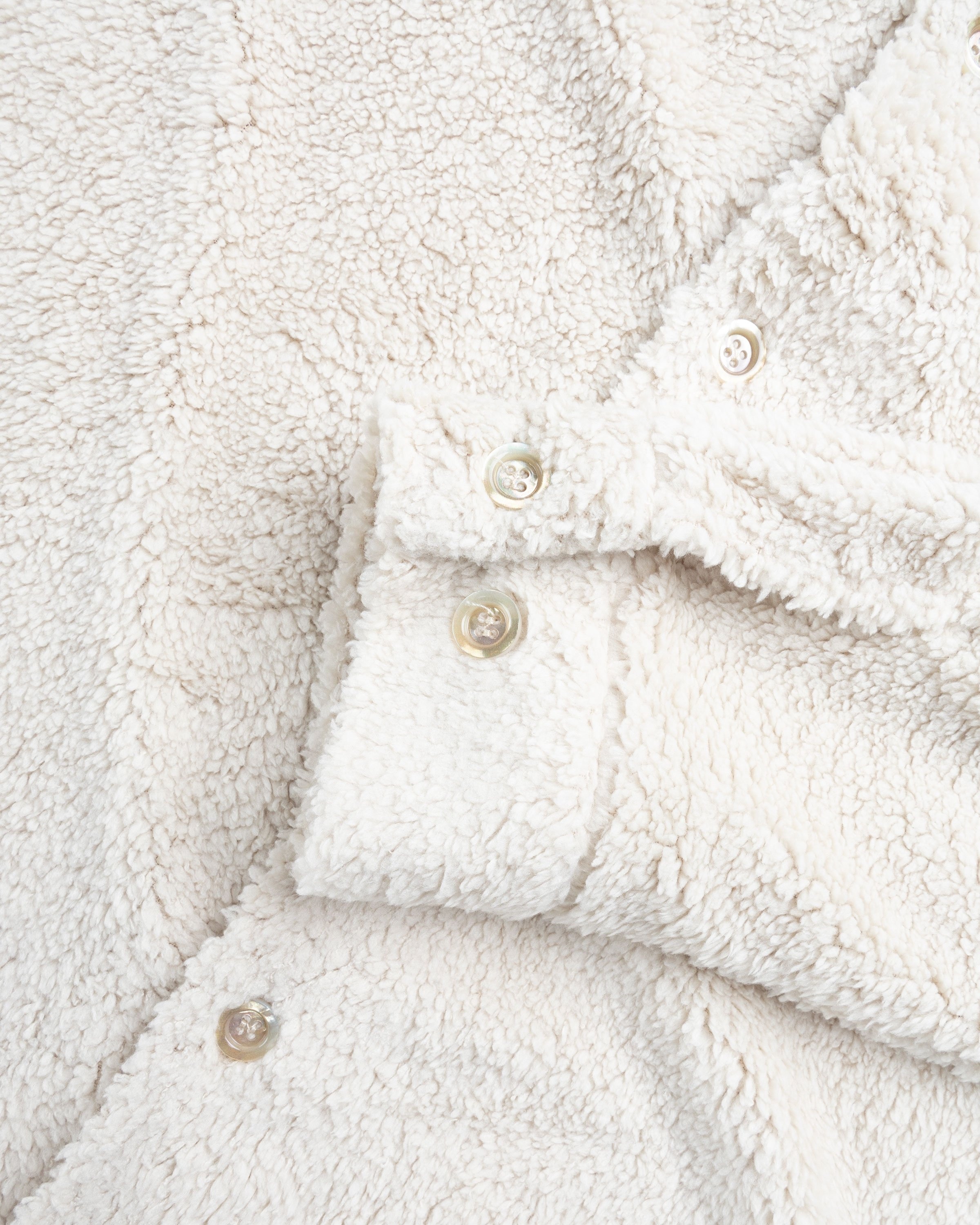 Séfr – Sense Overshirt Polar White Fleece - Outerwear - White - Image 6