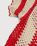 bode – Crochet Big Top Shirt White Red - Shirts - Beige - Image 3