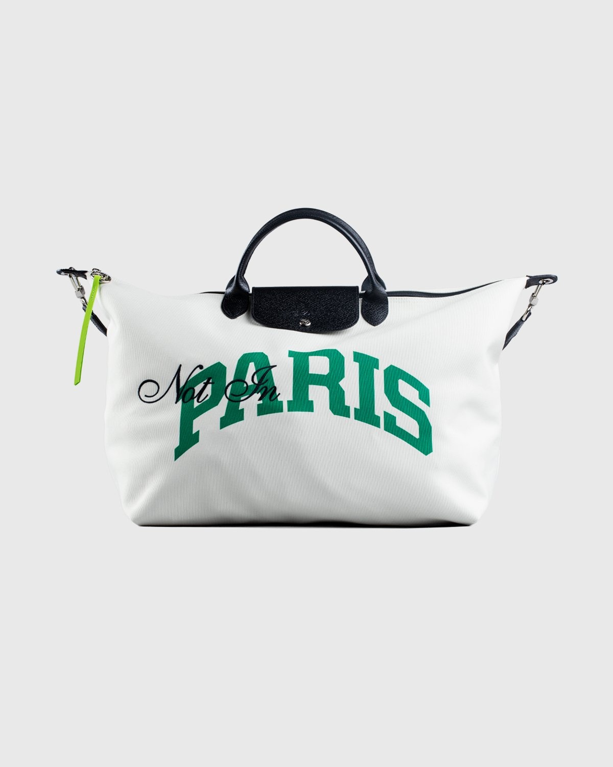 Longchamp x Highsnobiety – Le Pliage Bag - Bags - Beige - Image 4