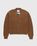 Brushed Alpaca Cardigan Brown