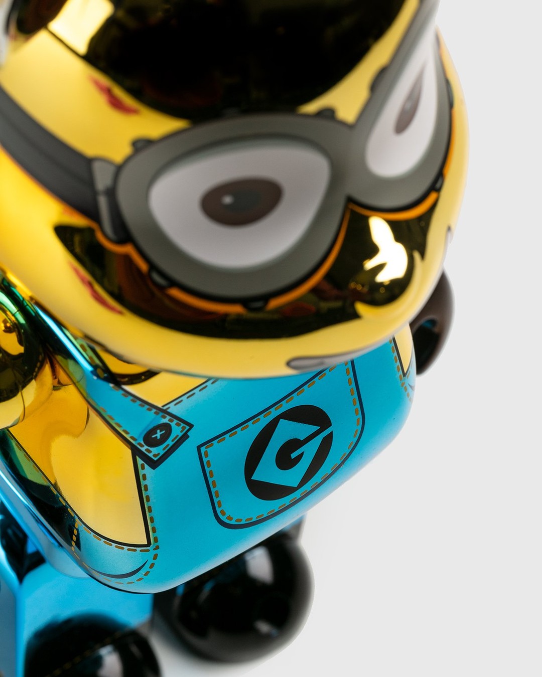 Medicom – Be@rbrick Minions Dave Chrome Version 1000% Multi