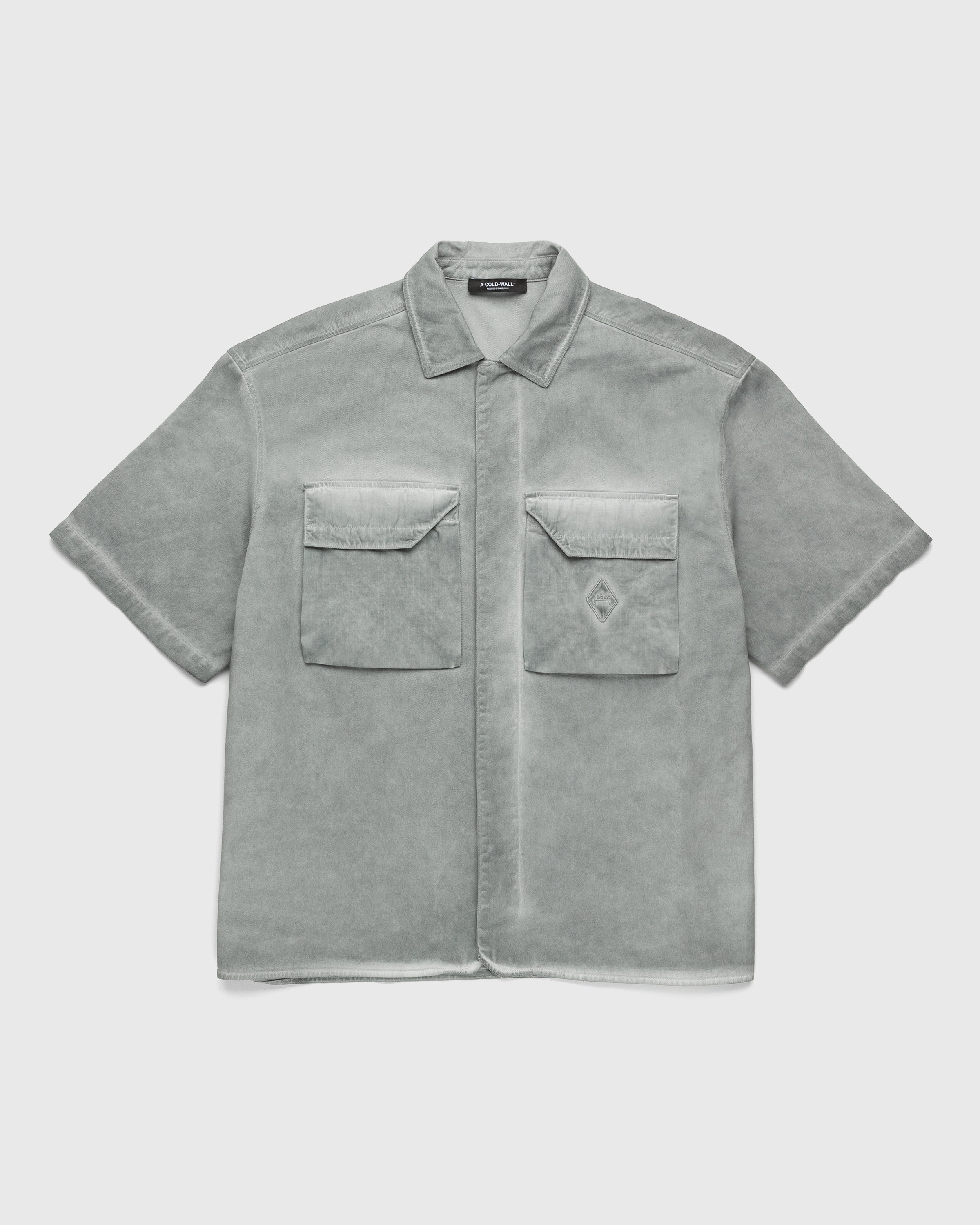 A-Cold-Wall* – Dye Tech Overshirt Light Grey - Shirts - Grey - Image 1