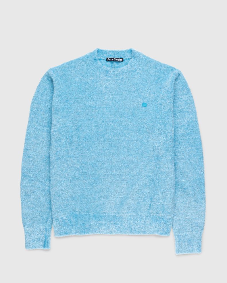 Acne Studios – Textured Sweater Teal Blue