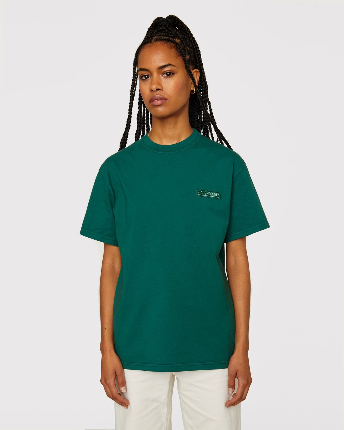 Highsnobiety Staples T Shirt Green Highsnobiety Shop