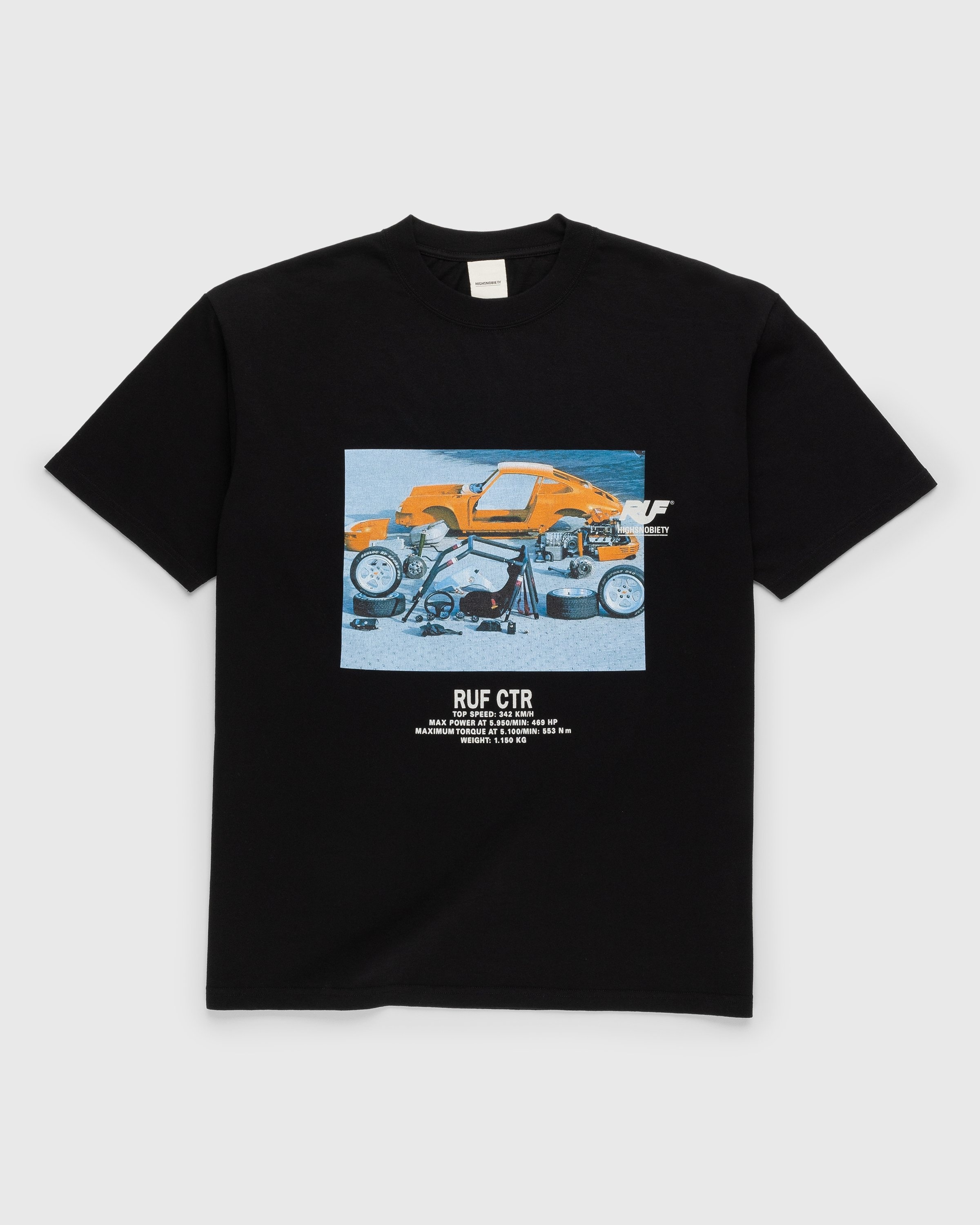 RUF x Highsnobiety – CTR T-Shirt Black - Tops - Black - Image 1