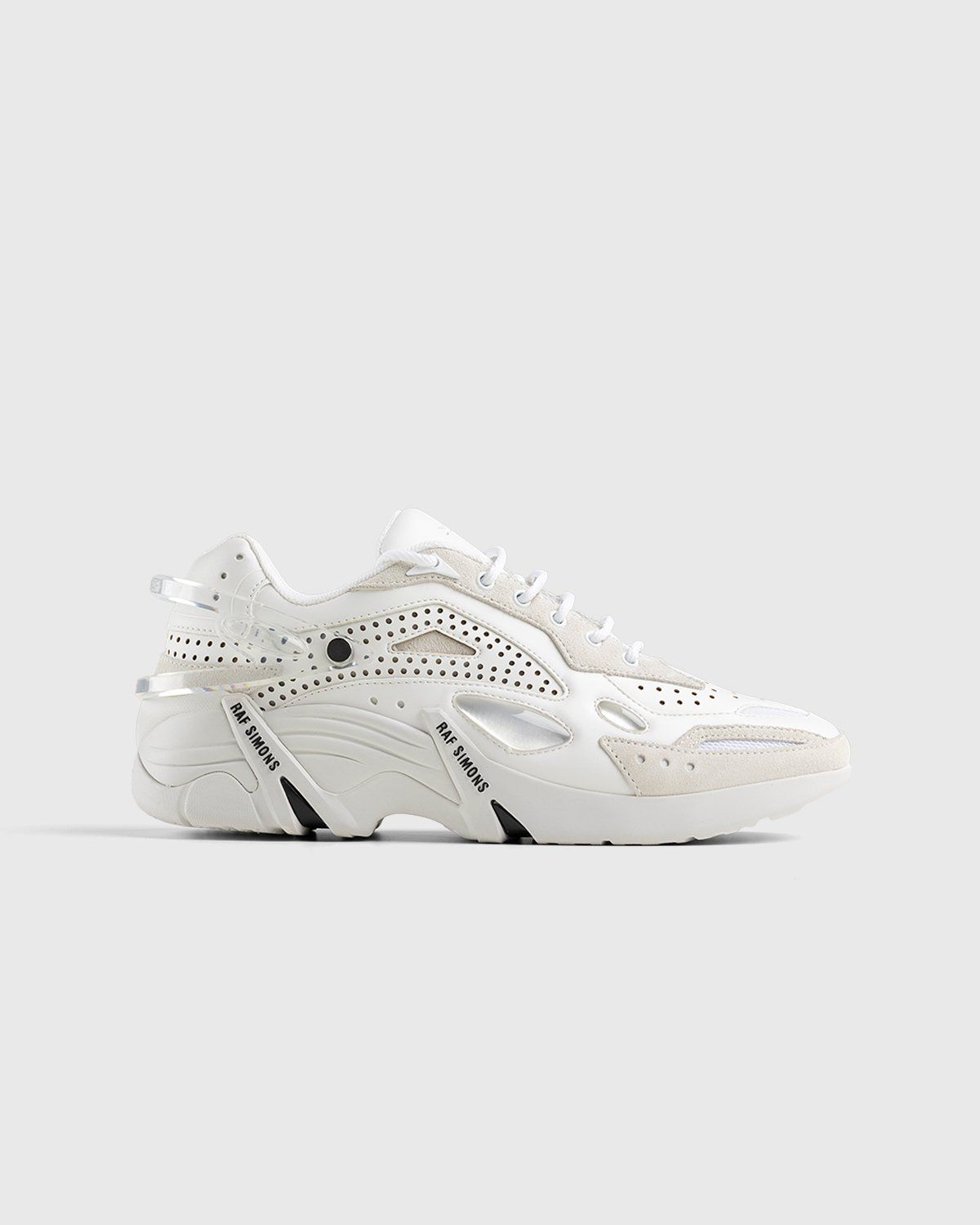 All white raf simons top