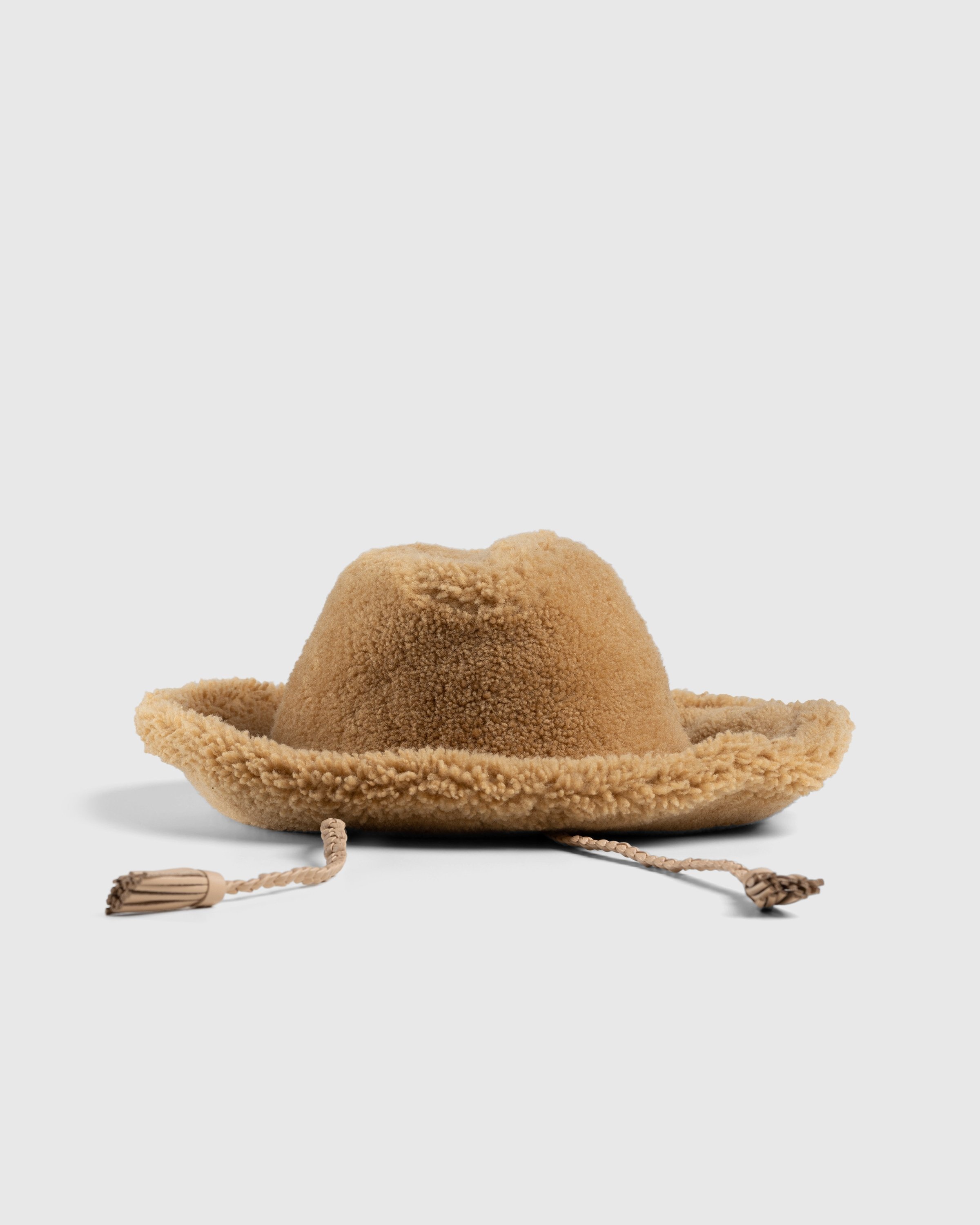Bally – Shearling Hat Brown - Hats - Brown - Image 1