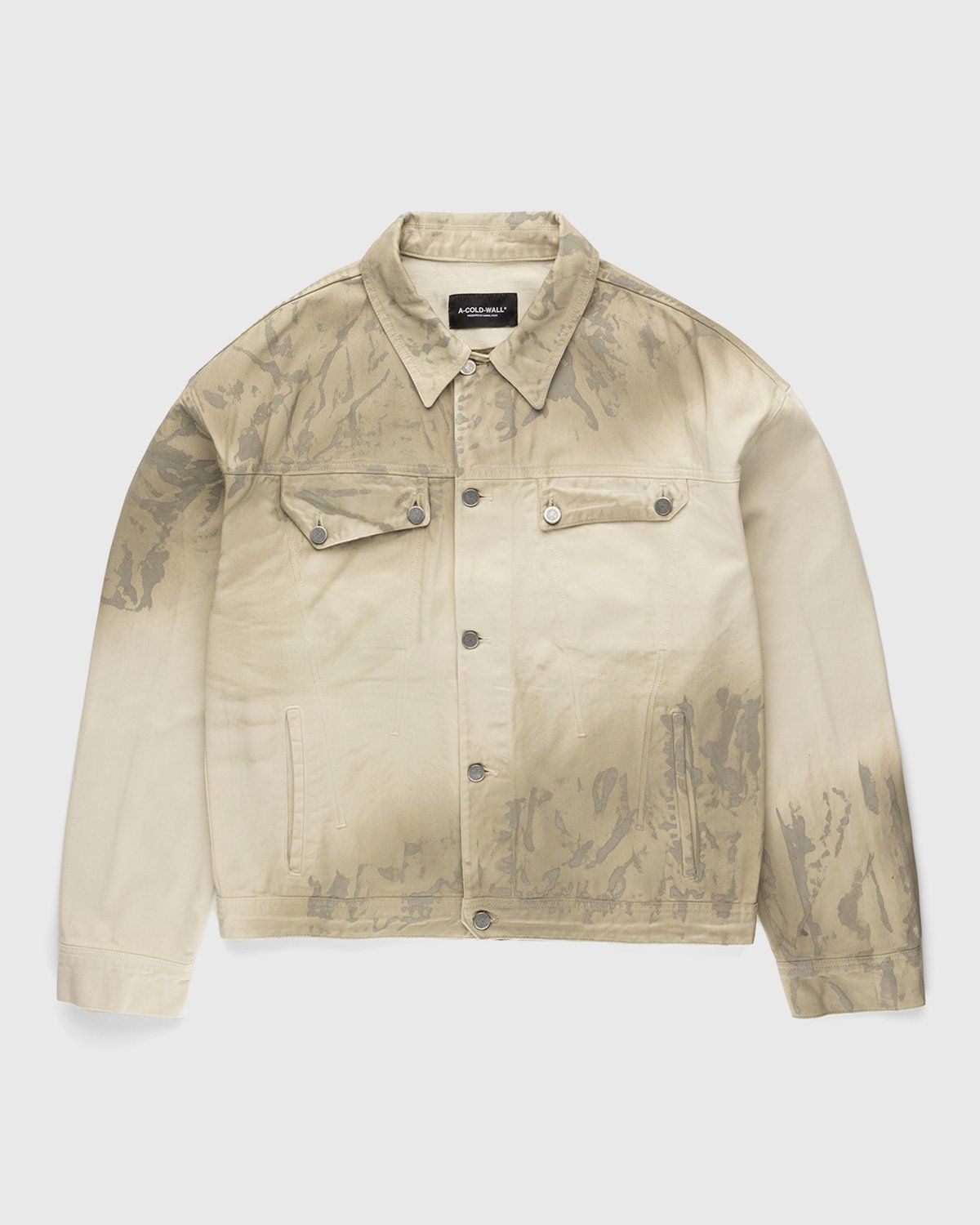 A-Cold-Wall* – Corrosion Western Jacket Bone - Outerwear - White - Image 1