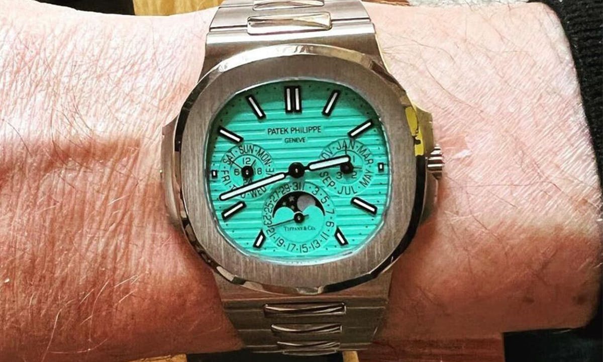Bernard Arnault Flexes a Tiffany Blue Patek Philippe 5740