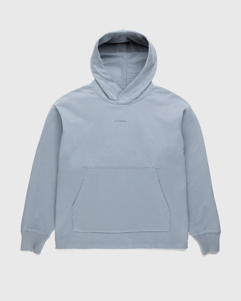 Organic Cotton Logo Hoodie Steel Grey