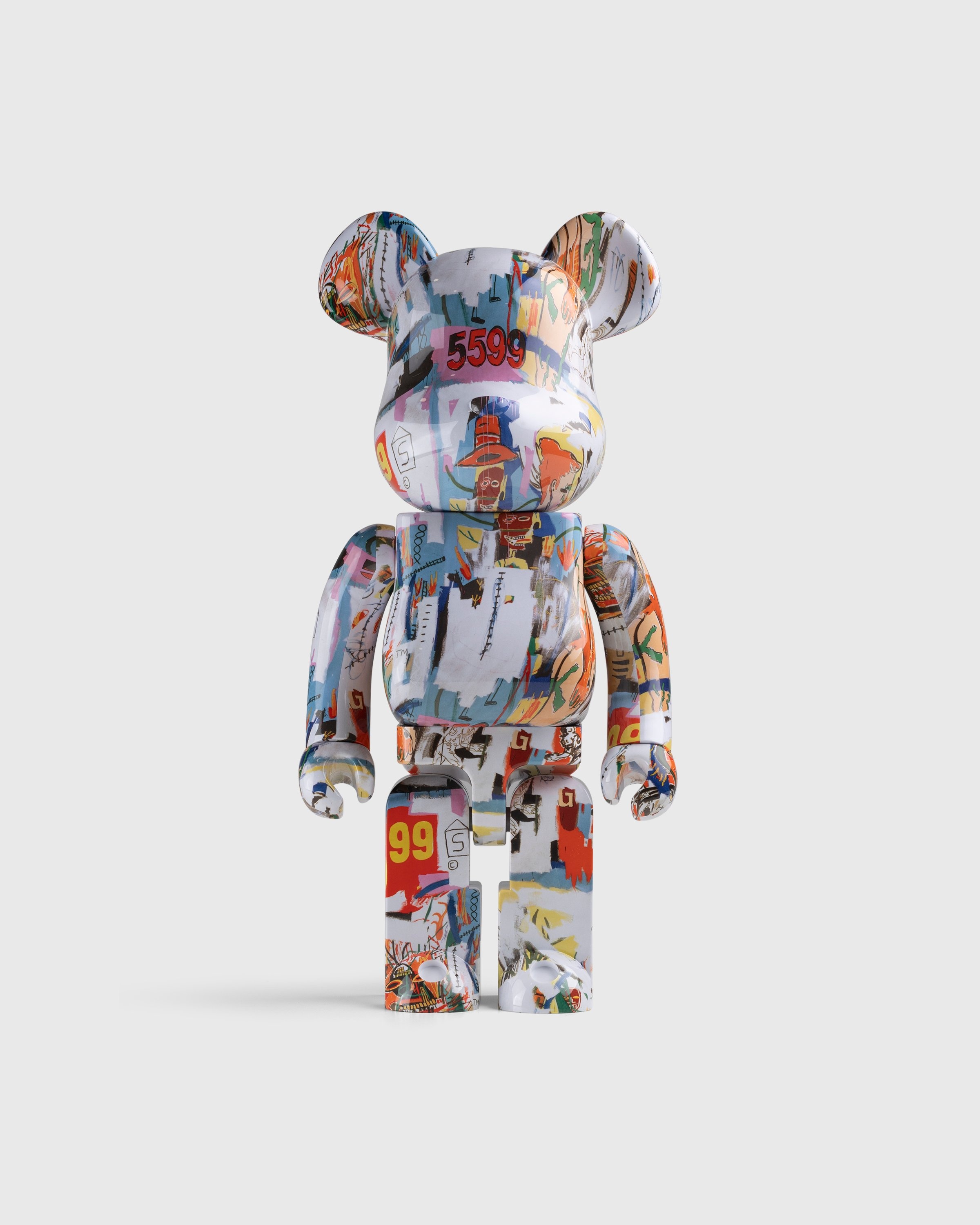 Medicom – Be@rbrick Andy Warhol x Jean-Michel Basquiat #4 400% Multi - Toys - Multi - Image 1