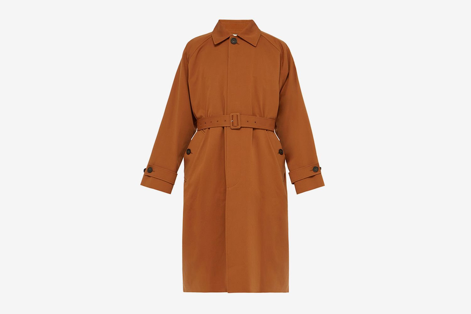 Oversized Cotton Trench Coat