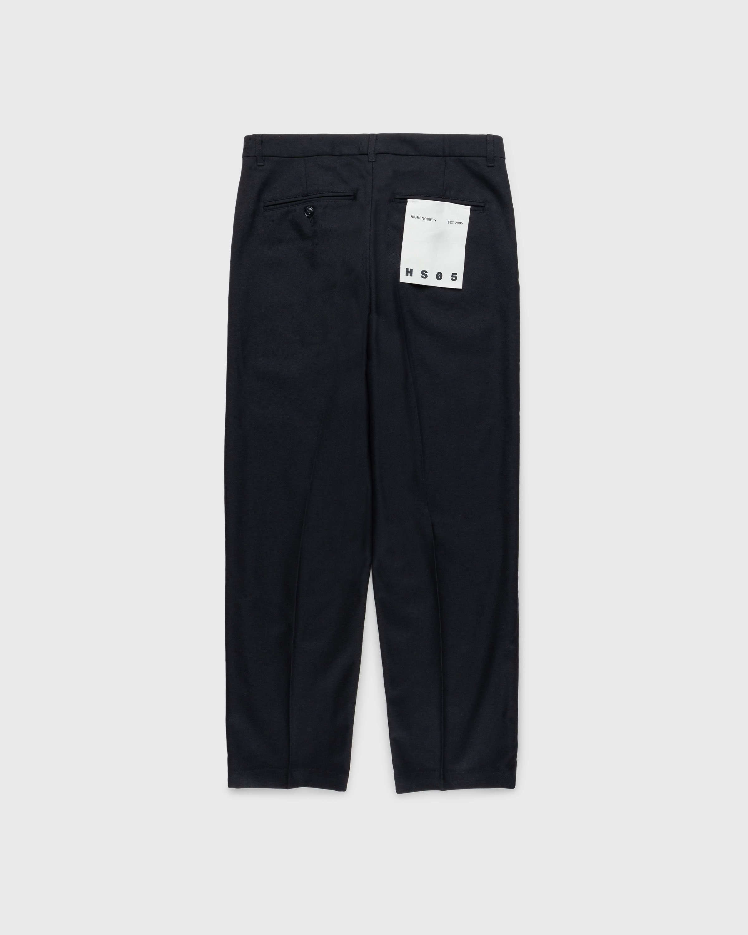 Highsnobiety HS05 – Wool Dress Pants Black - Pants - Black - Image 2