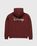 Logo Hoodie Burgundy
