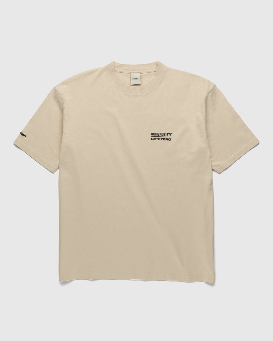 Highsnobiety – GATEZERO City Series 2 T-Shirt Eggshell - T-Shirts - White - Image 2
