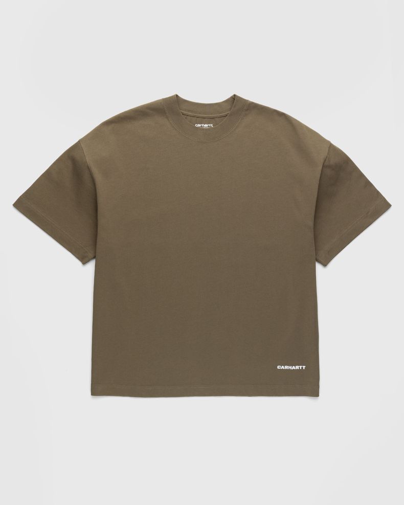 Carhartt WIP – Link Script T-Shirt Green