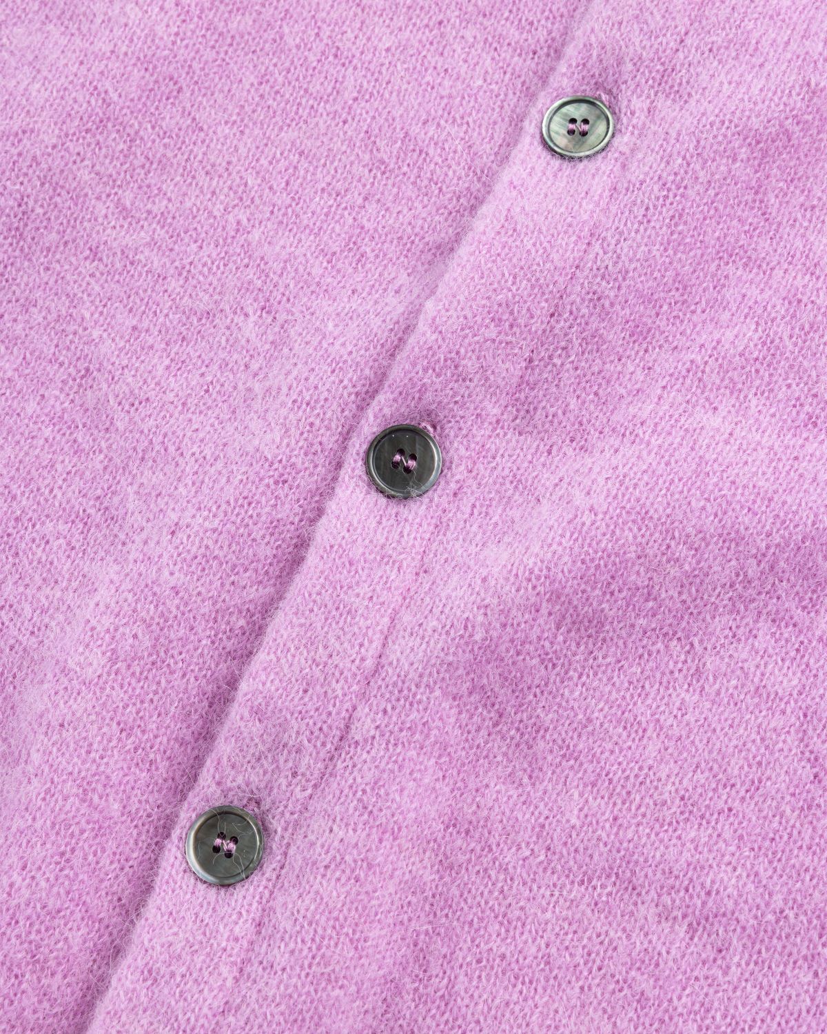 Our Legacy – Evening Polo Candyfloss Fuzzy Alpaca - Knitwear - Pink - Image 7