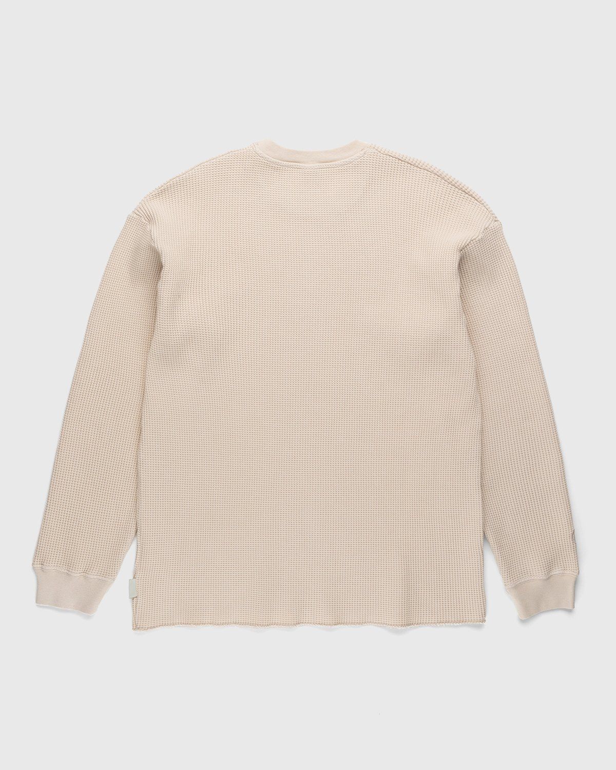 Highsnobiety – Thermal Staples Long Sleeve Off White - Sweats - Beige - Image 2