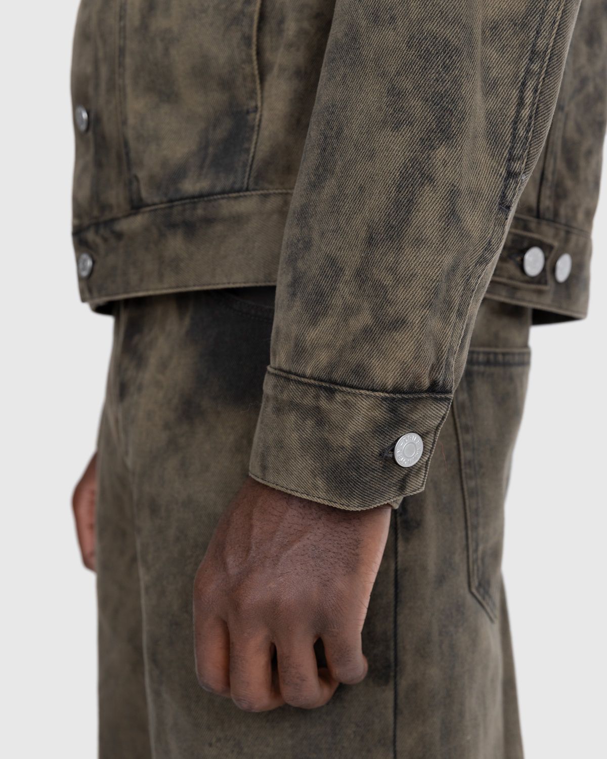 Dries van Noten – Vuskin Denim Jacket - Outerwear - Green - Image 5