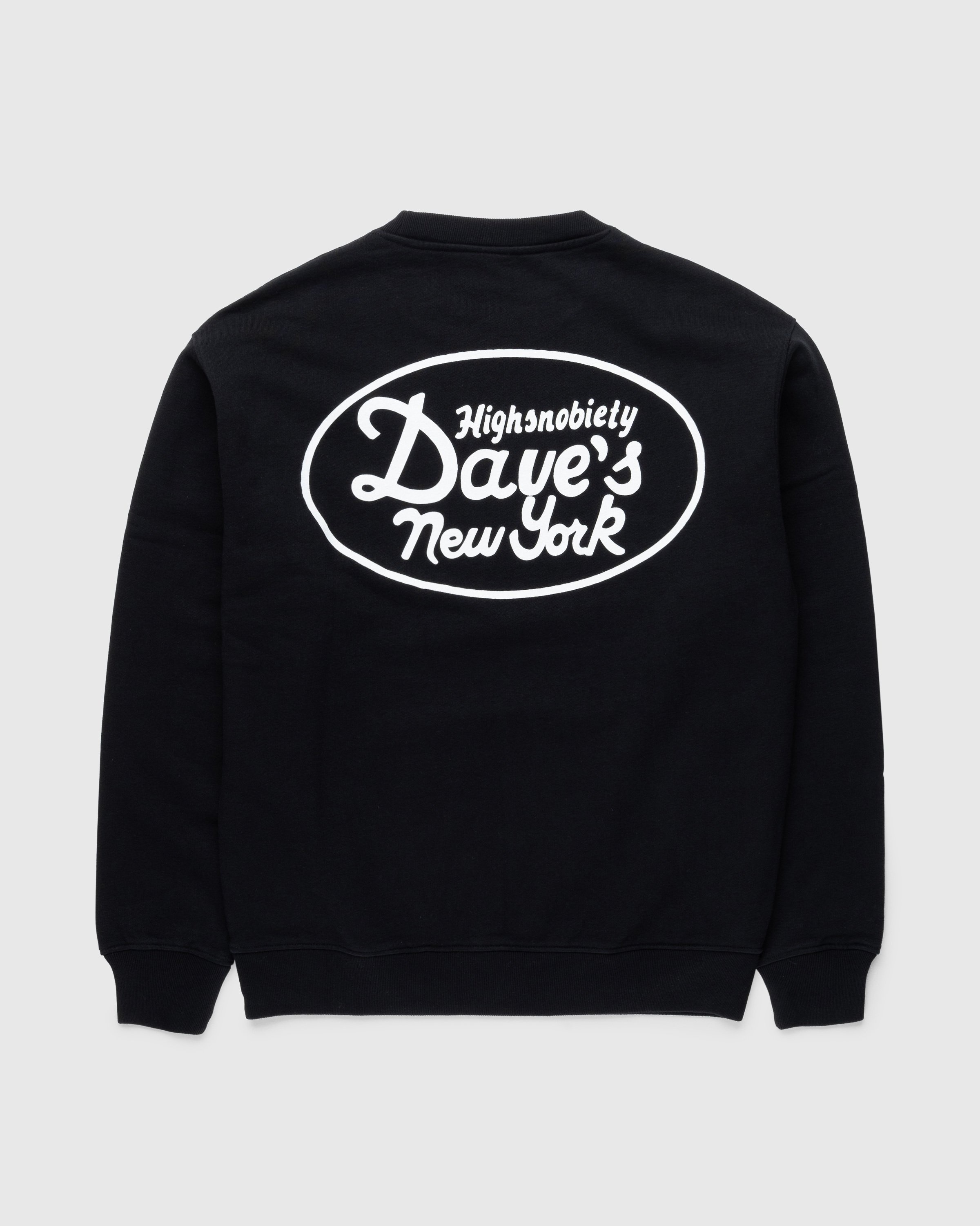 Dave's New York x Highsnobiety – Crewneck Black  - Sweats - Black - Image 1