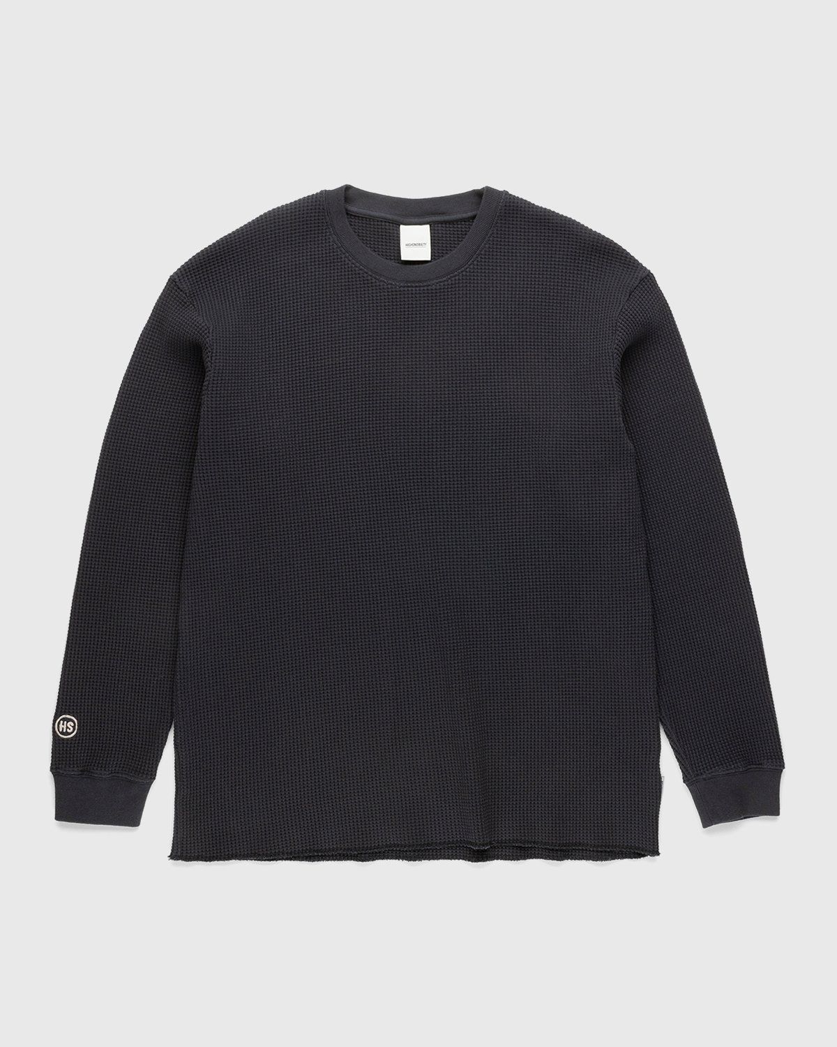 Highsnobiety – Thermal Staples Long Sleeve Black - Sweats - Black - Image 1
