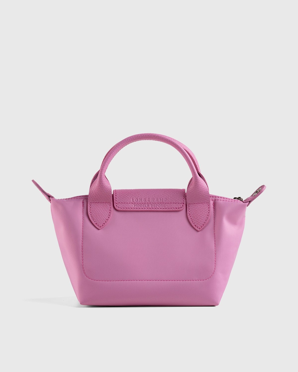 Longchamp Women's Leather Mini Le Pliage Cuir Backpack Pink