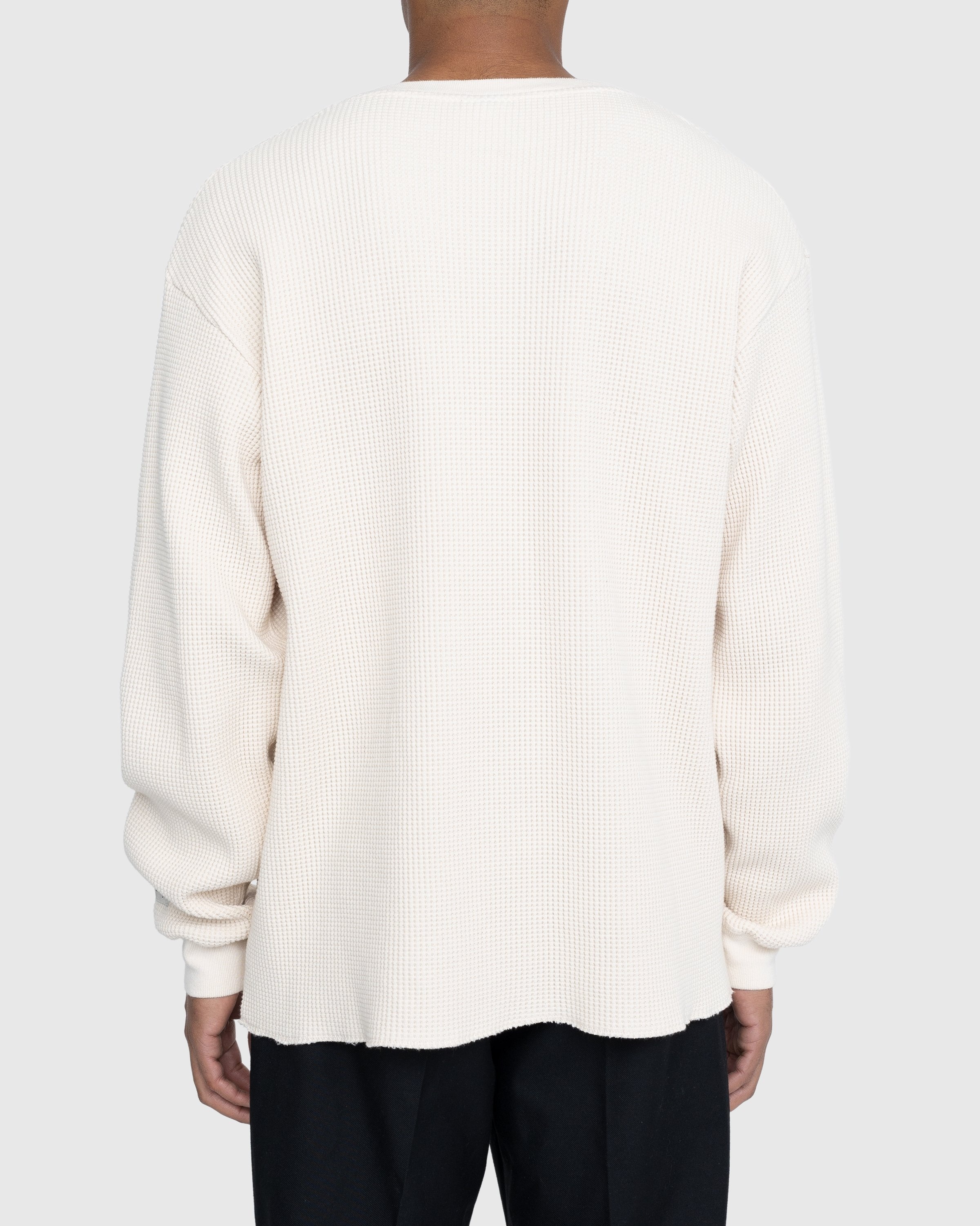 Highsnobiety – Thermal Crew Eggshell - Sweats - Beige - Image 5